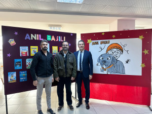 ALTINYILDIZLI ÖĞRENCİLER YAZAR ANIL BASILI İLE BULUŞTU