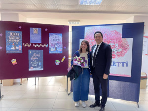 DÜNYACA ÜNLÜ YAZAR PAOLA PERETTI ALTINYILDIZ İLKÖĞRETİM KURUMUNDA ÖĞRENCİLERLE BULUŞTU