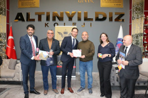 ALMANYA’NIN NEUSS ŞEHRİNDEN   ALTINYILDIZ EĞİTİM KURUMLARINA ZİYARET