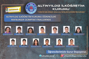 ALTINYILDIZ İLKÖĞRETİM KURUMUNDA MATBURGER, FENBURGER VE TÜRKBURGER ULUSAL FİNAL SINAVLARI BAŞARIYLA UYGULANDI