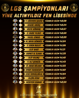 2025 LGS SONUÇLARINA GÖRE EN ÇOK TERCİH EDİLEN YİNE ALTINYILDIZ