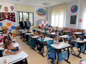 ALTINYILDIZ İLKÖĞRETİM KURUMUNDA UYUM HAFTASI BAŞLADI
