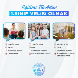 ALTINYILDIZ İLKÖĞRETİM KURUMUNDA 1. SINIF VELİLERİNE YÖNELİK BİLGİLENDİRME SEMİNERİ