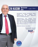 YÖNETİM KURULU BAŞKANI ÖZALTIN’DAN 24 KASIM ÖĞRETMENLER GÜNÜ MESAJI