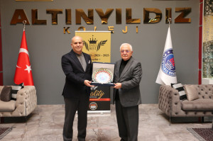 EMEKLİ EMNİYET MÜDÜRÜNDEN ALTINYILDIZ EĞİTİM KURUMLARINA ZİYARET