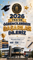 ÖZEL ALTINYILDIZ KOLEJİ    FEN VE ANADOLU LİSESİ  2026 YKS’YE GİRECEK TÜM ÖĞRENCİLERE  BAŞARILAR DİLİYOR
